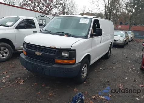 2013 Chevrolet Express 2500 Work Van из США, поврежденный, VIN 1GCWGFFA2D1167078